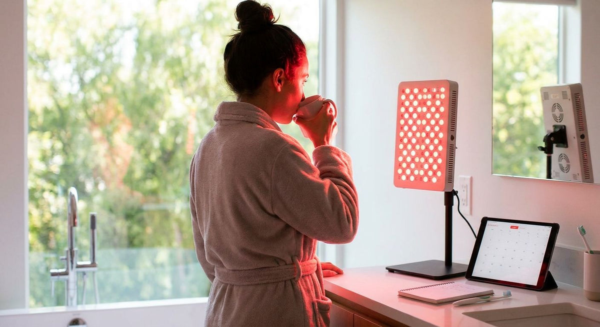 How to fit red light therapy into a busy morning routine