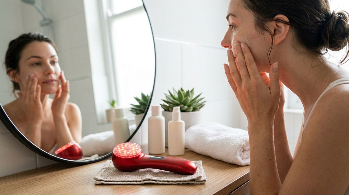 How to combine red light therapy with SPF in your routine