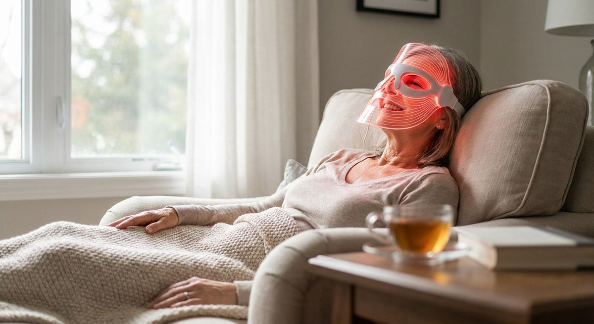Best red light therapy mask for mature skin