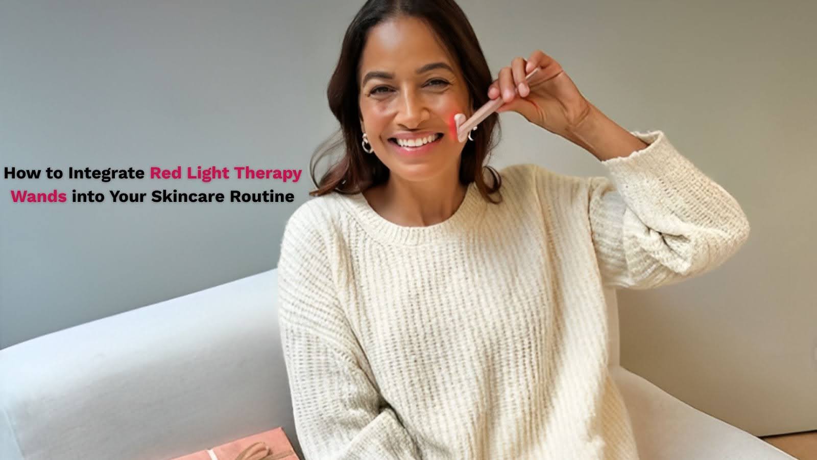 Integrate Red Light Therapy Wands into Your Skincare Routine