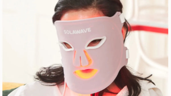 SOLAWAVE LEDライトセラピーFace Mask Best Red Light Therapy Mask | LED Face Mask | Solawave