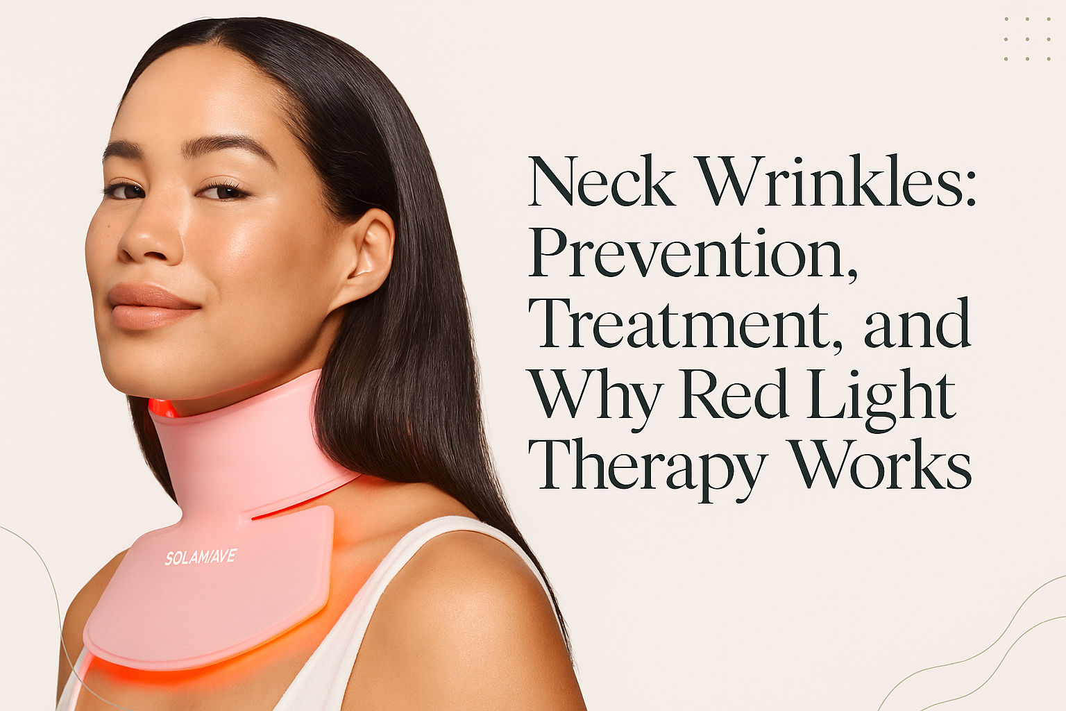 Red Light Therapy for Neck Wrinkles