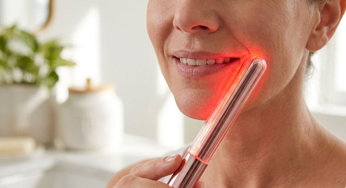Best red light therapy wand for fine lines around the mouth