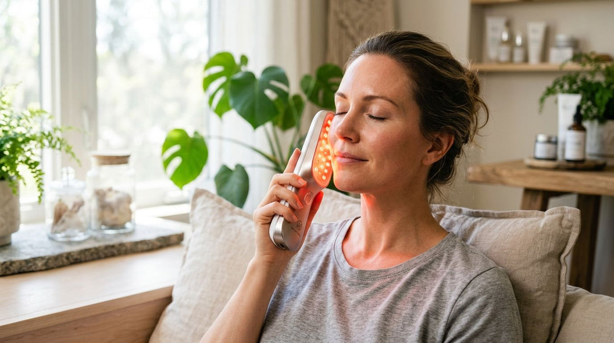 Best red light therapy device for collagen support