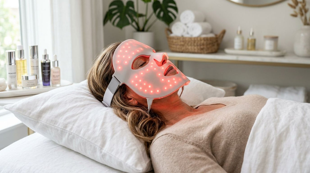 Best red light therapy mask for deep wrinkles