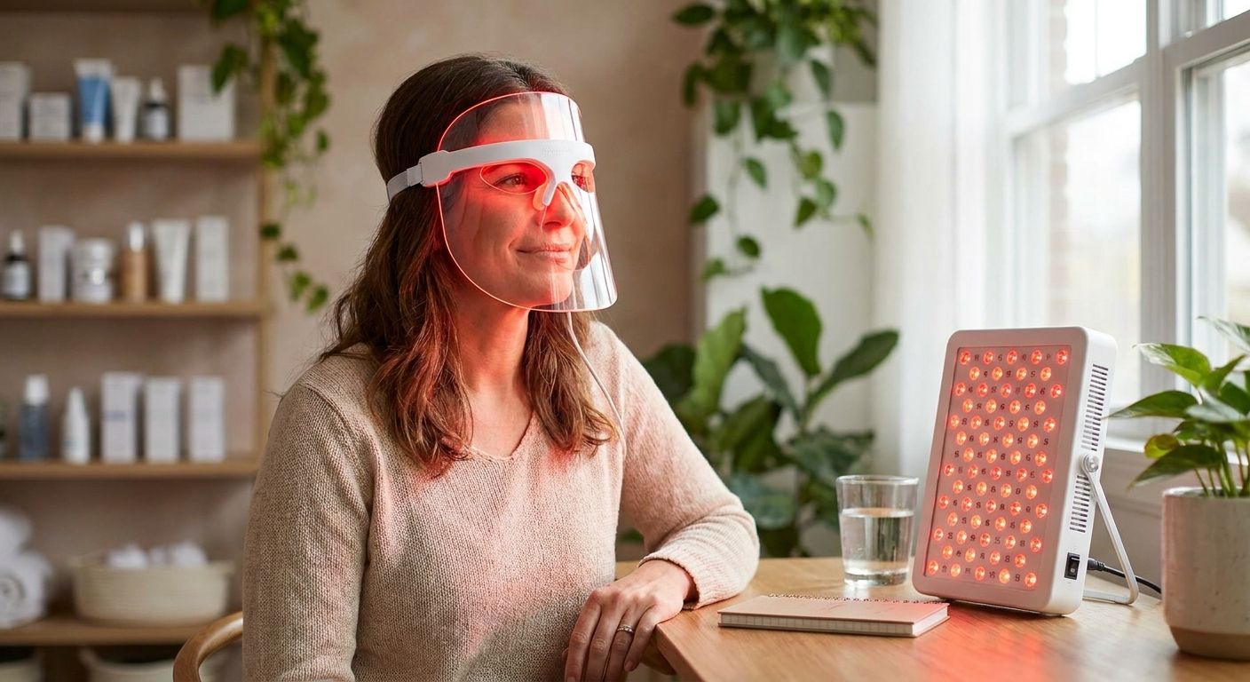 Red light therapy for hyperpigmentation