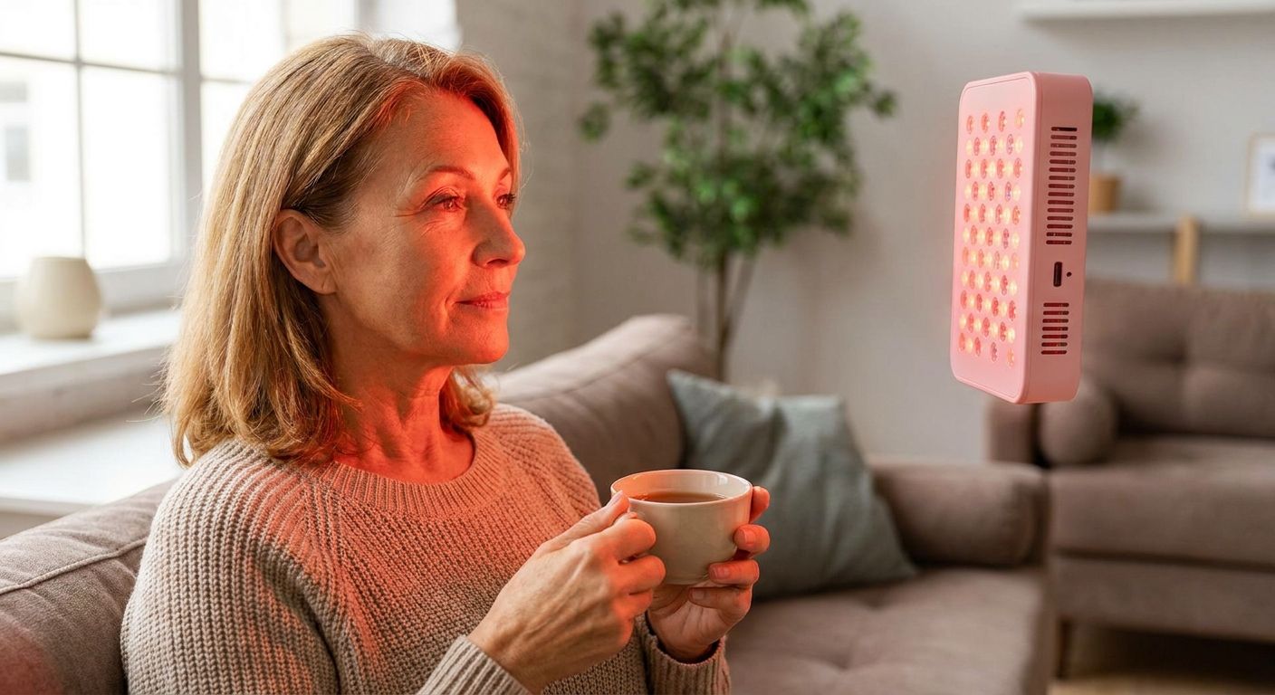 Red light therapy for mature skin over 50