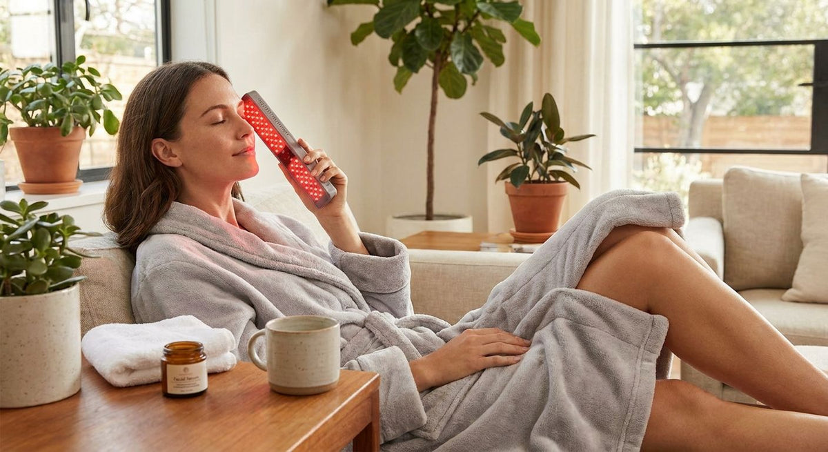 How to build a weekly red light therapy skincare routine