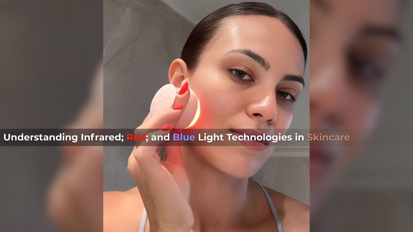 Understanding Infrared, Red, and Blue Light Technologies in Skincare