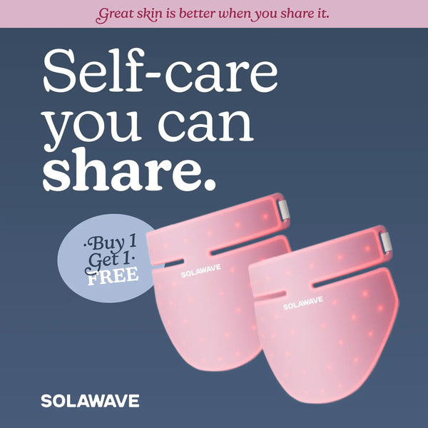 Red Light Neck Mask | Neck And Chest LED Mask | Solawave