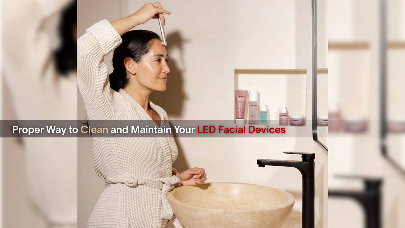 Proper Way to Clean and Maintain Your LED Facial Devices
