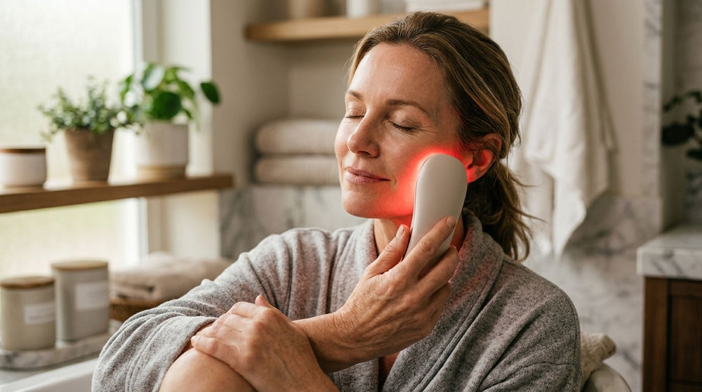 Red light therapy for skin in your 40s