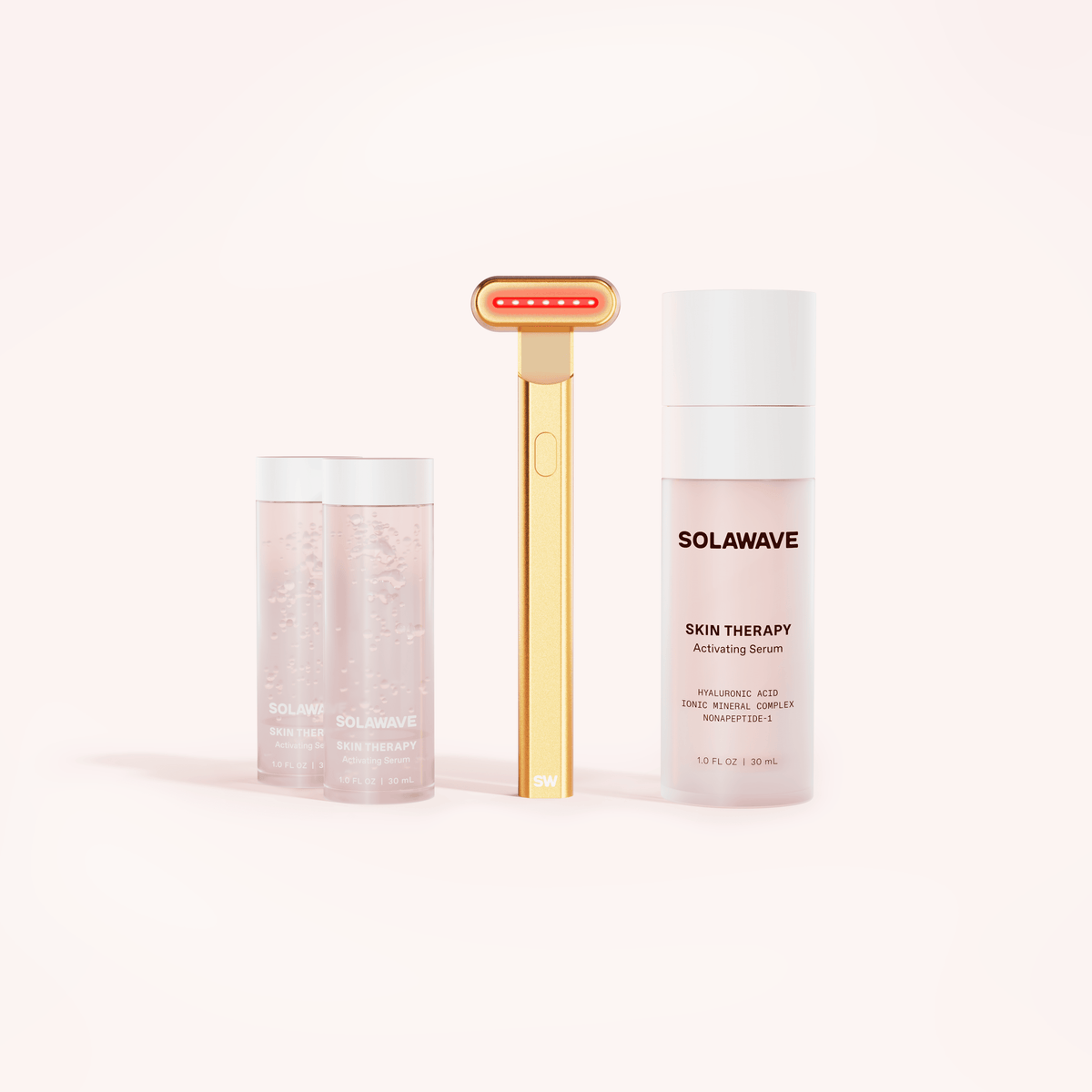 Red Light Therapy Wand + LightBoost Activating Serum Kit