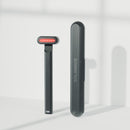 An image of a Solawave red light therapy device with a travel case || Black