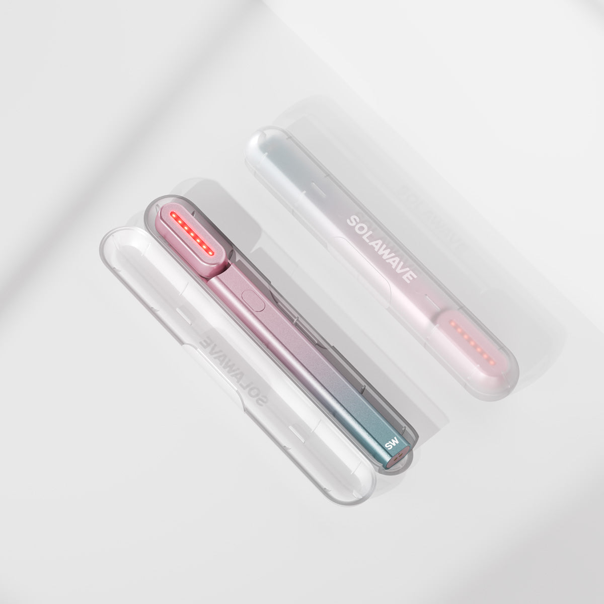 red light skincare wand