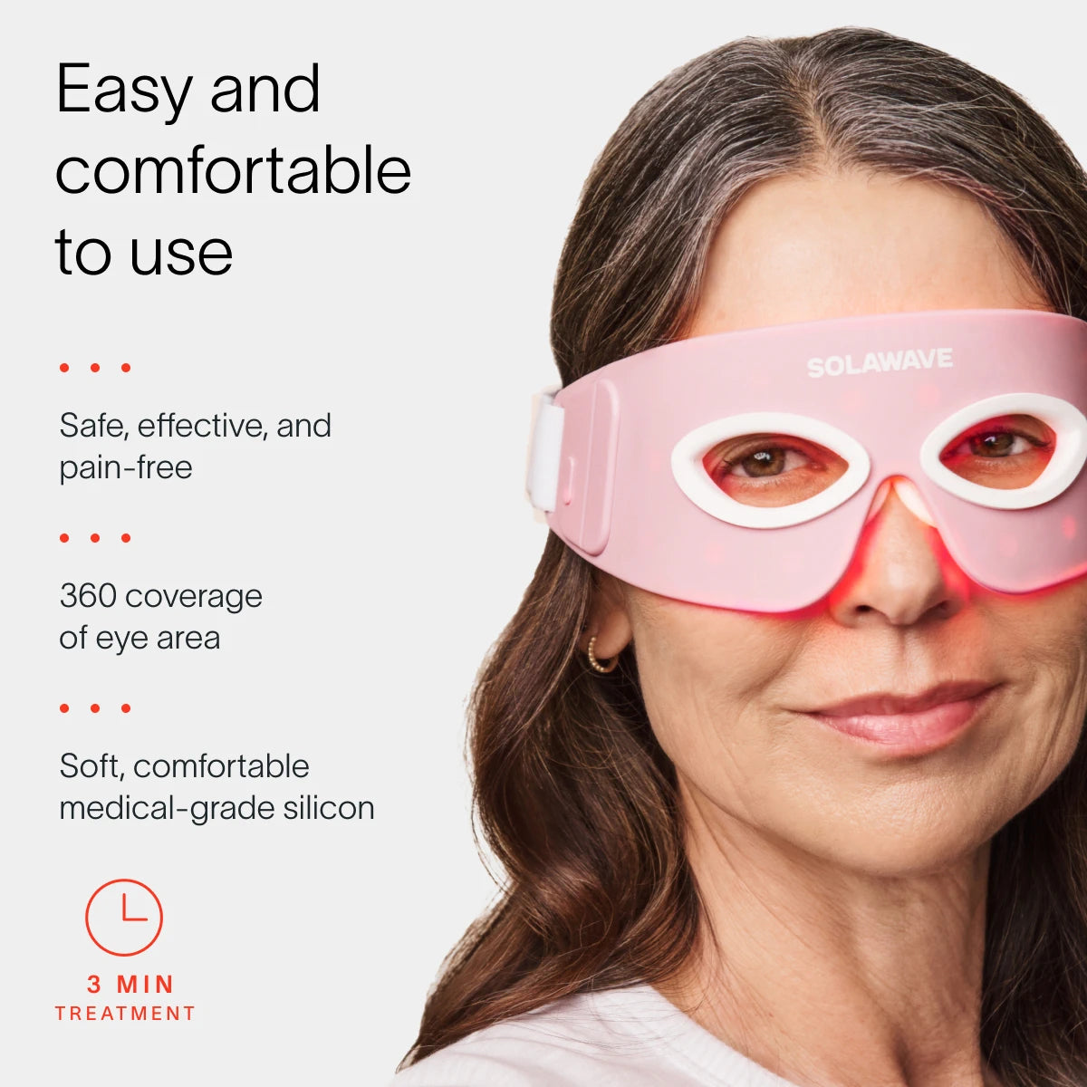 FDA Cleared Red Light Therapy Eye Mask with Infrared