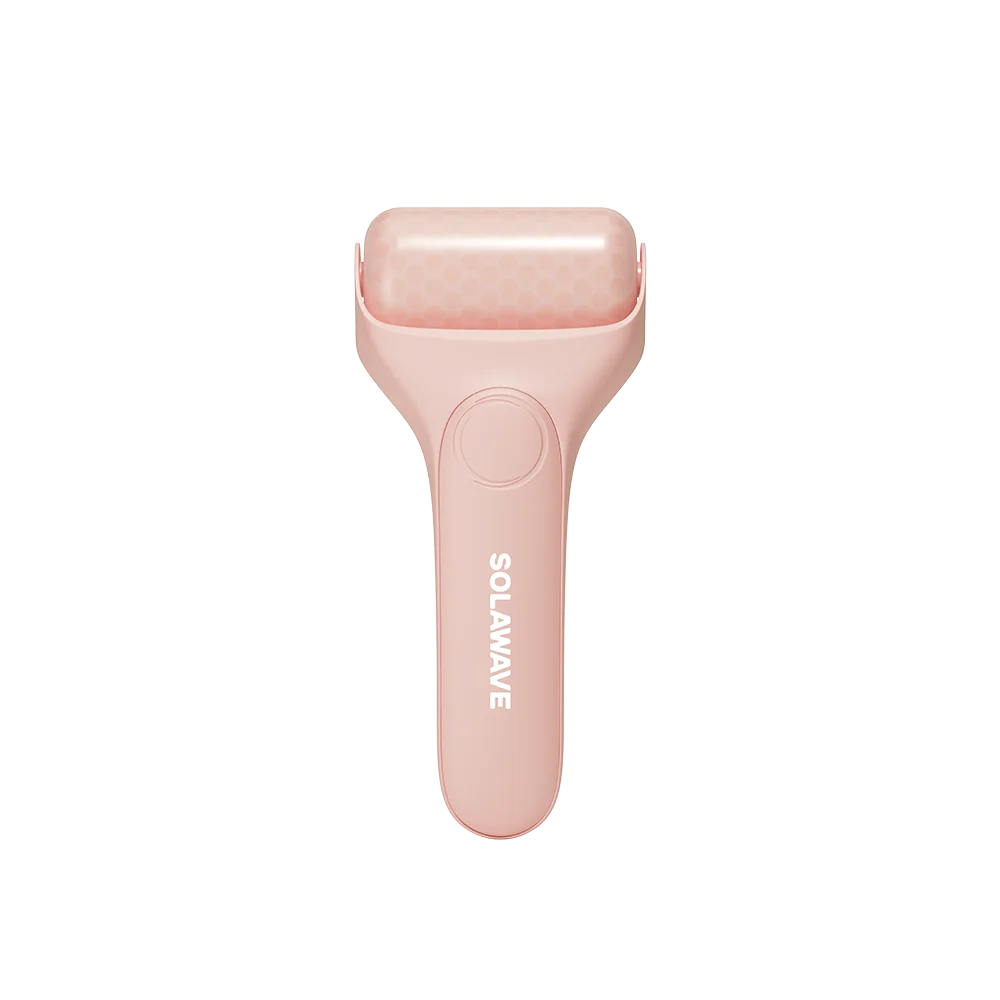 A product image of the Solawave ice roller for face