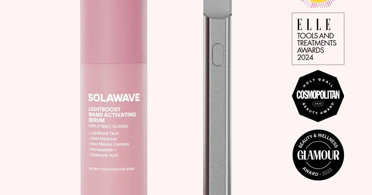 Best Red Light Therapy Wand & Activating Serum | Solawave