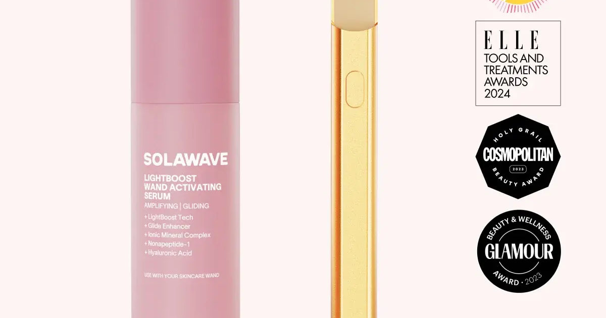 Best Red Light Therapy Wand & Activating Serum | Solawave