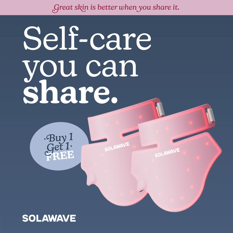 Red Light Neck Mask | Neck And Chest LED Mask | Solawave