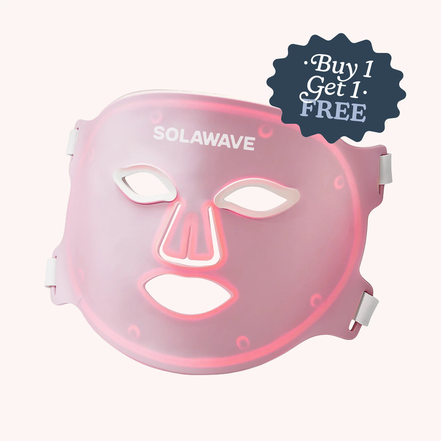 Wrinkle Retreat Pro LED Face Mask with Red, Infrared, Deep Red, and Amber Light Therapy
