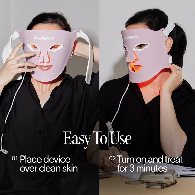 Wrinkle Retreat Pro Light Therapy Face Mask with 320 LEDs