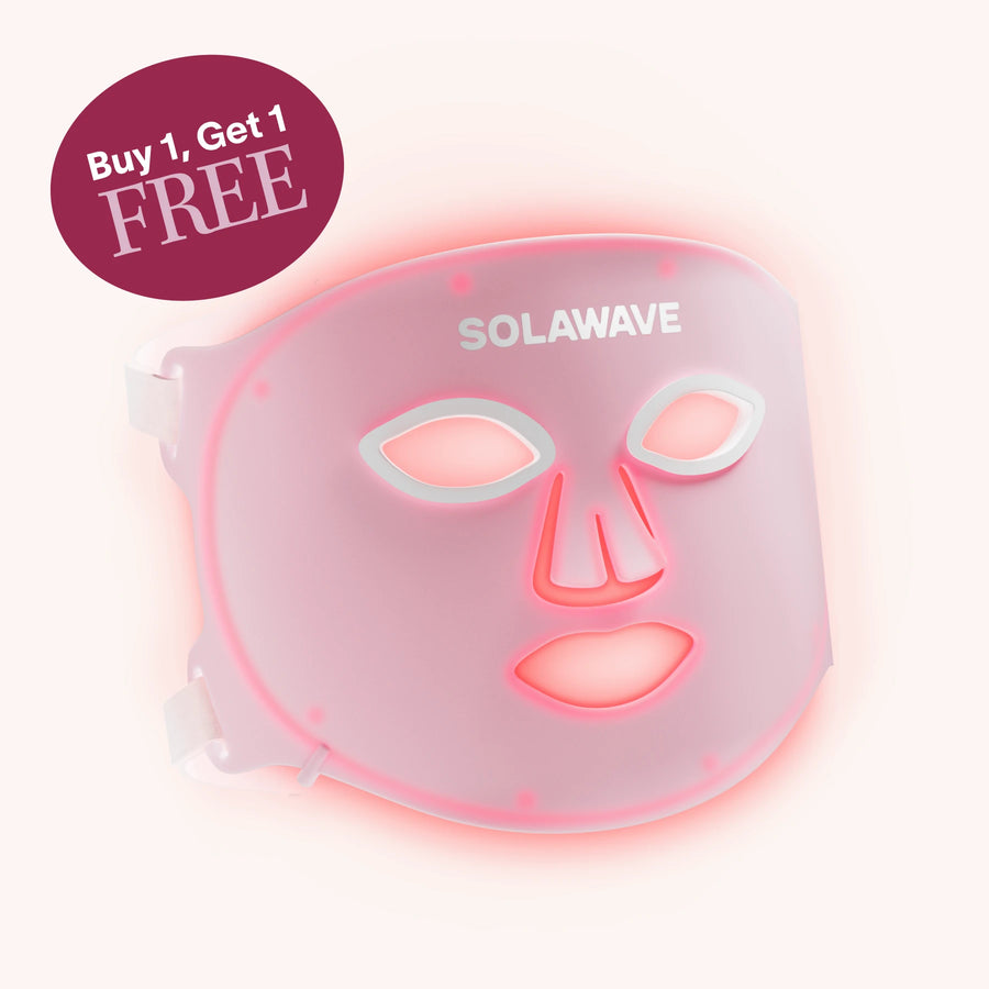 Wrinkle Retreat Pro LED Face Mask with Red, Infrared, Deep Red, and Amber Light Therapy