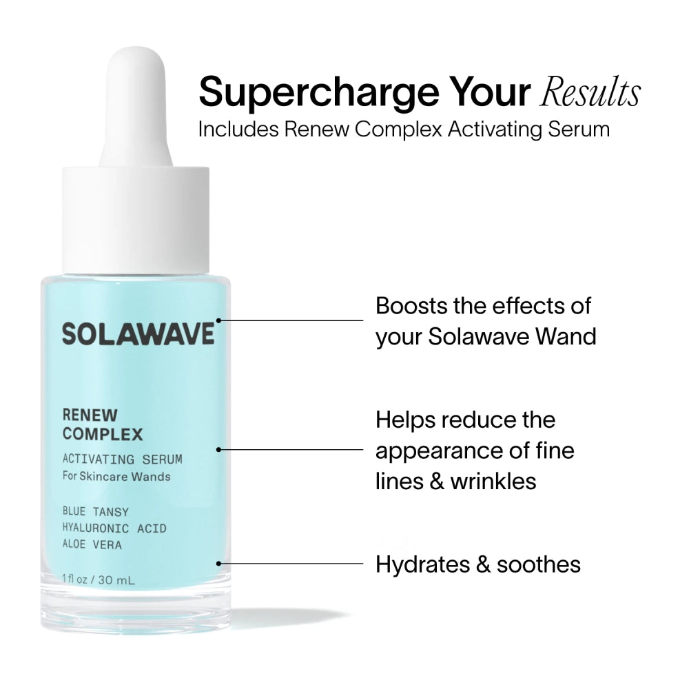 4-in-1 Radiant Renewal Skincare Wand & Activating Serum Kit