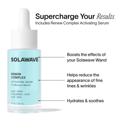 4-in-1 Radiant Renewal Skincare Wand & Activating Serum Kit