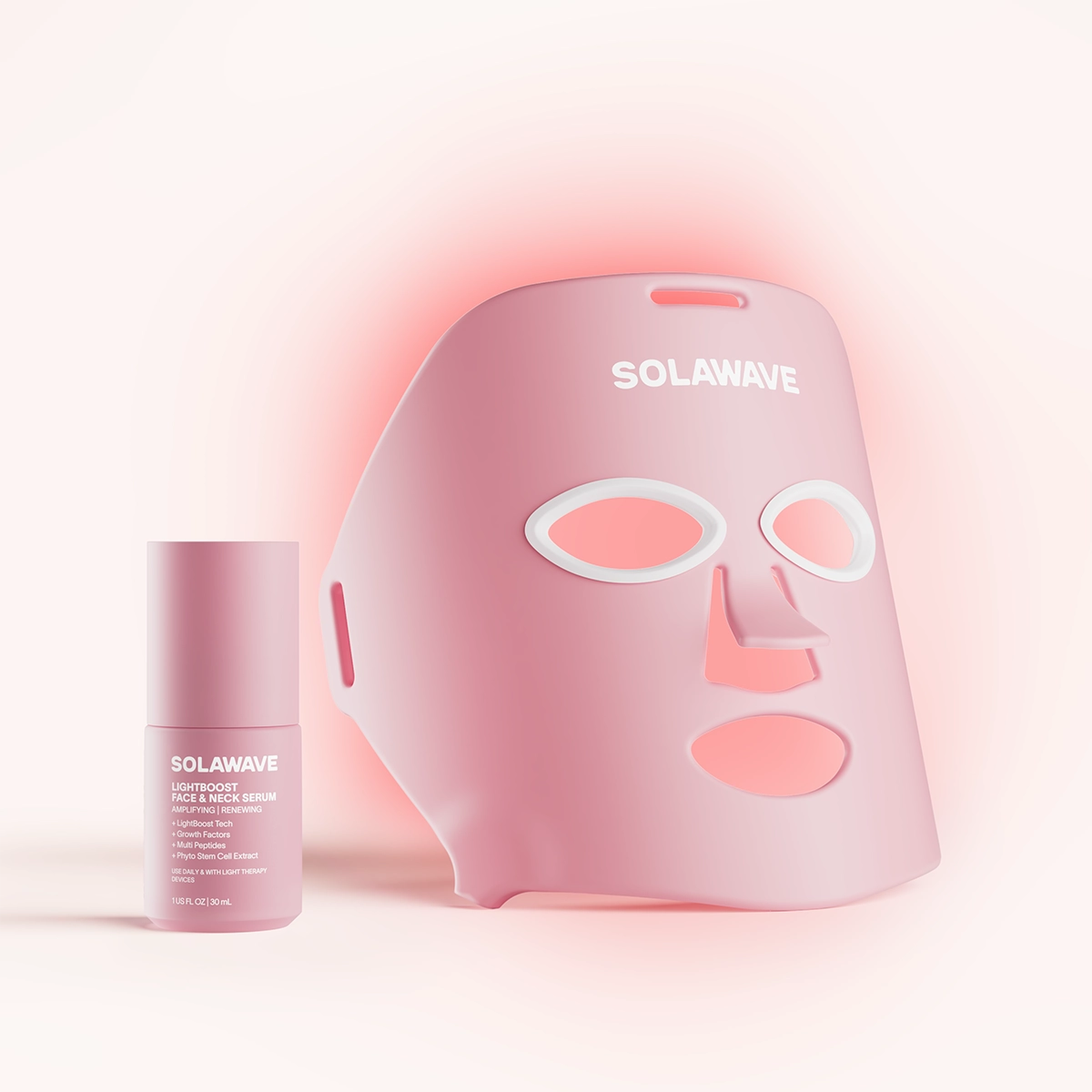 Wrinkle Retreat Red Light Therapy LED Face Mask Solawave