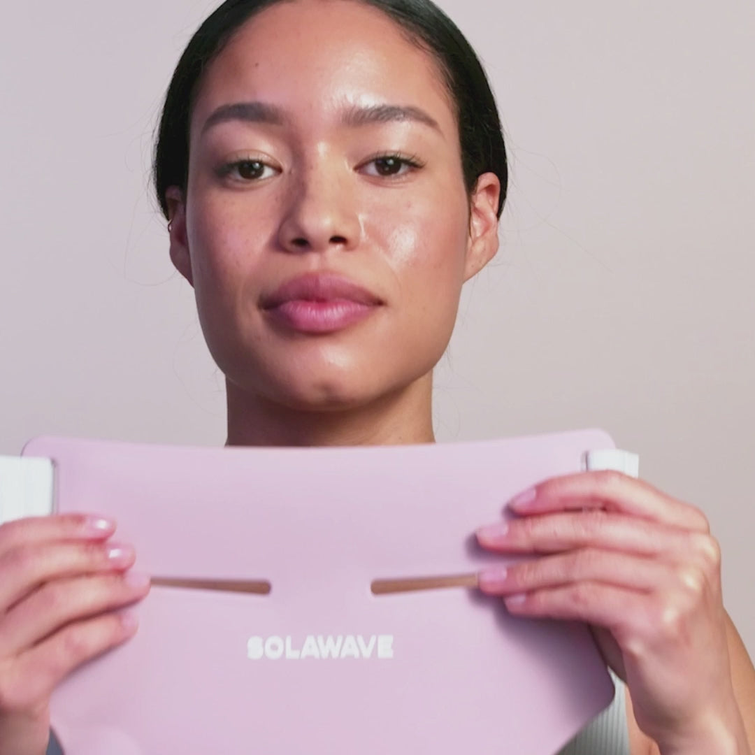 Red Light Neck Mask | Neck And Chest LED Mask | Solawave