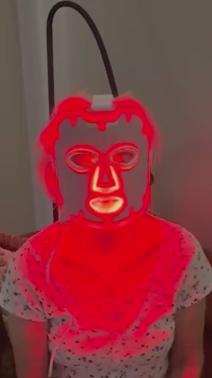 Wrinkle Retreat Red Light Therapy LED Face Mask | Solawave
