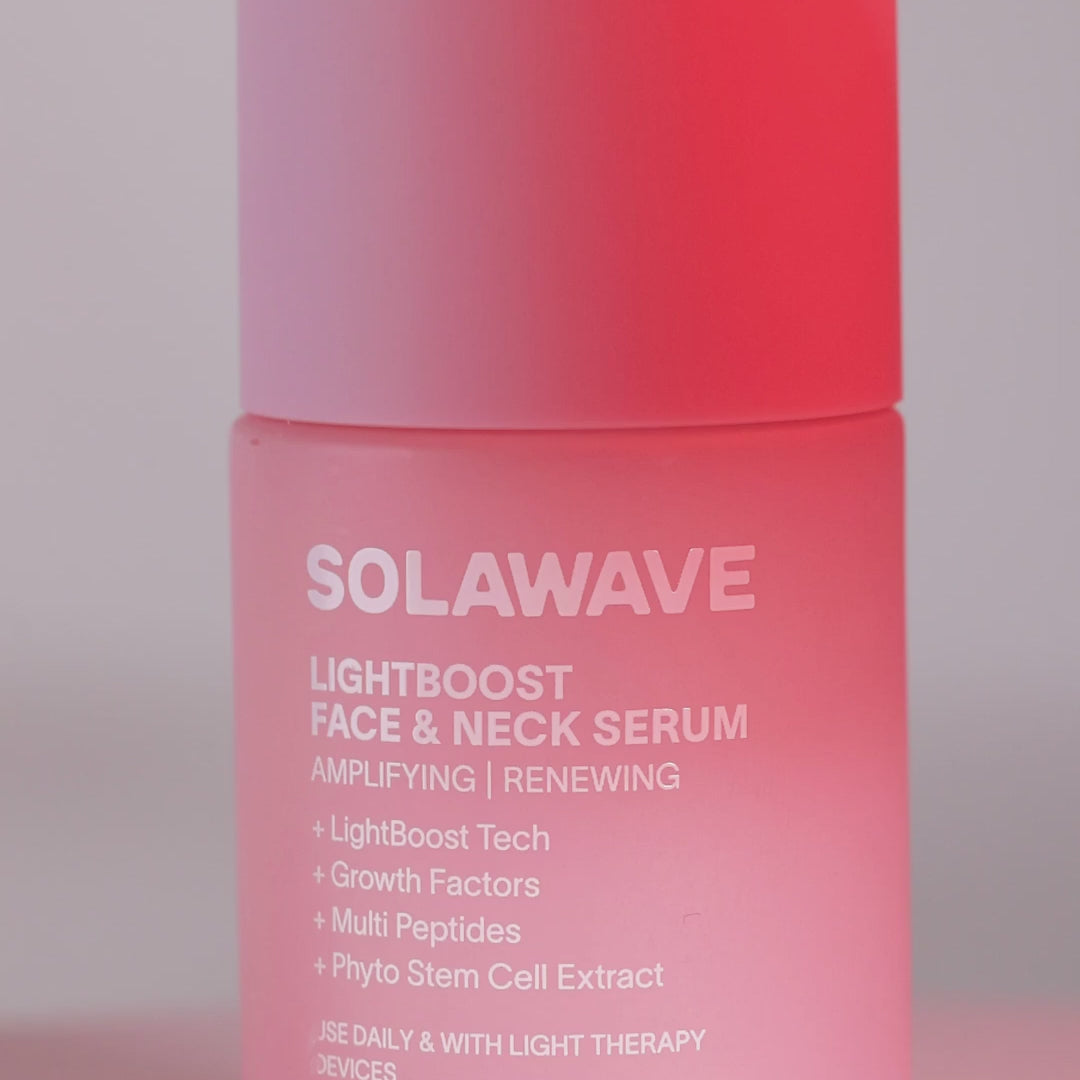 Neck & Face Serum | LightBoost Niacinamide Serum | Solawave