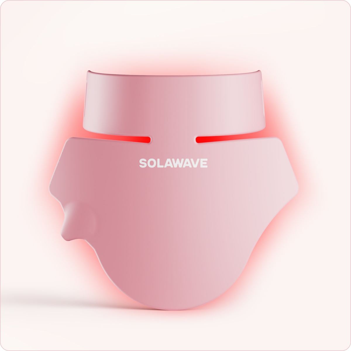 The Solawave Neck & Chest Rejuvenating Mask uses Red Light Therapy to rejuvenate skin with a smooth, effective application.